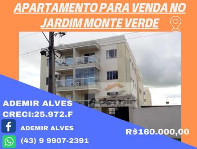 Apartamento para Venda, em Santo Antônio da Platina, bairro Jardim Monte Verde, 2 dormitórios, 1 banheiro, 1 vaga