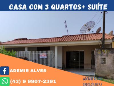 Casa para Venda, em Santo Antônio da Platina, bairro Jardim Colina Verde, 4 dormitórios, 2 banheiros, 1 suíte, 1 vaga