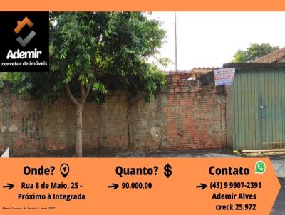 Casa para Venda, em Barra do Jacaré, bairro Jardim Pôr do Sol, 3 dormitórios, 1 banheiro, 2 vagas